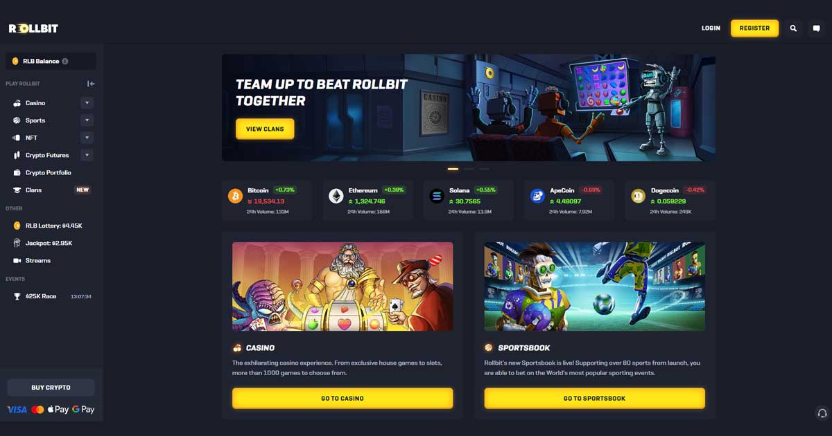 rollbit login
