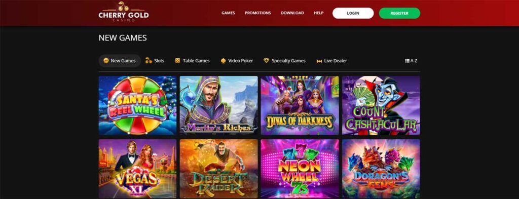 Cherry Gold Casino Games
