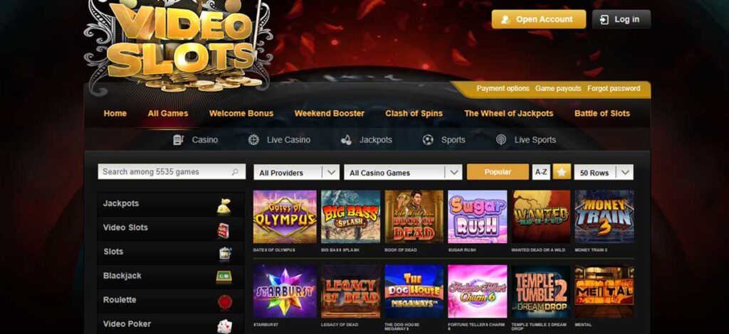 videoslots casino