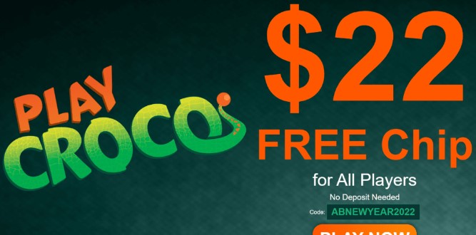 Playcroco $100 No Deposit Bonus Codes