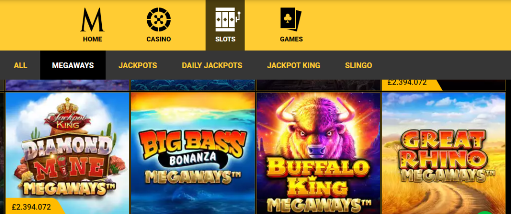 Megaways Casino Games